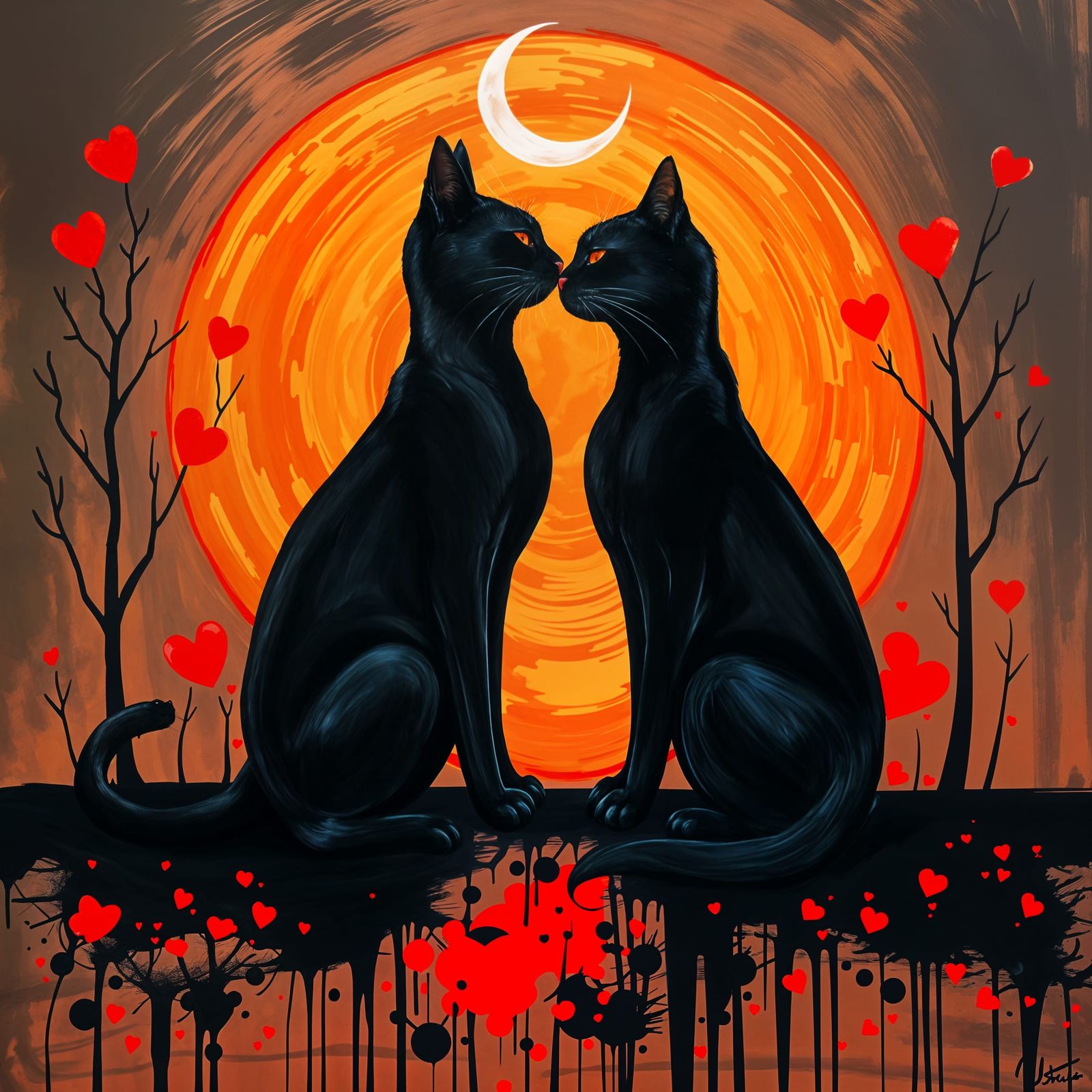 Love is in the air ❤️  by @TheArtizt