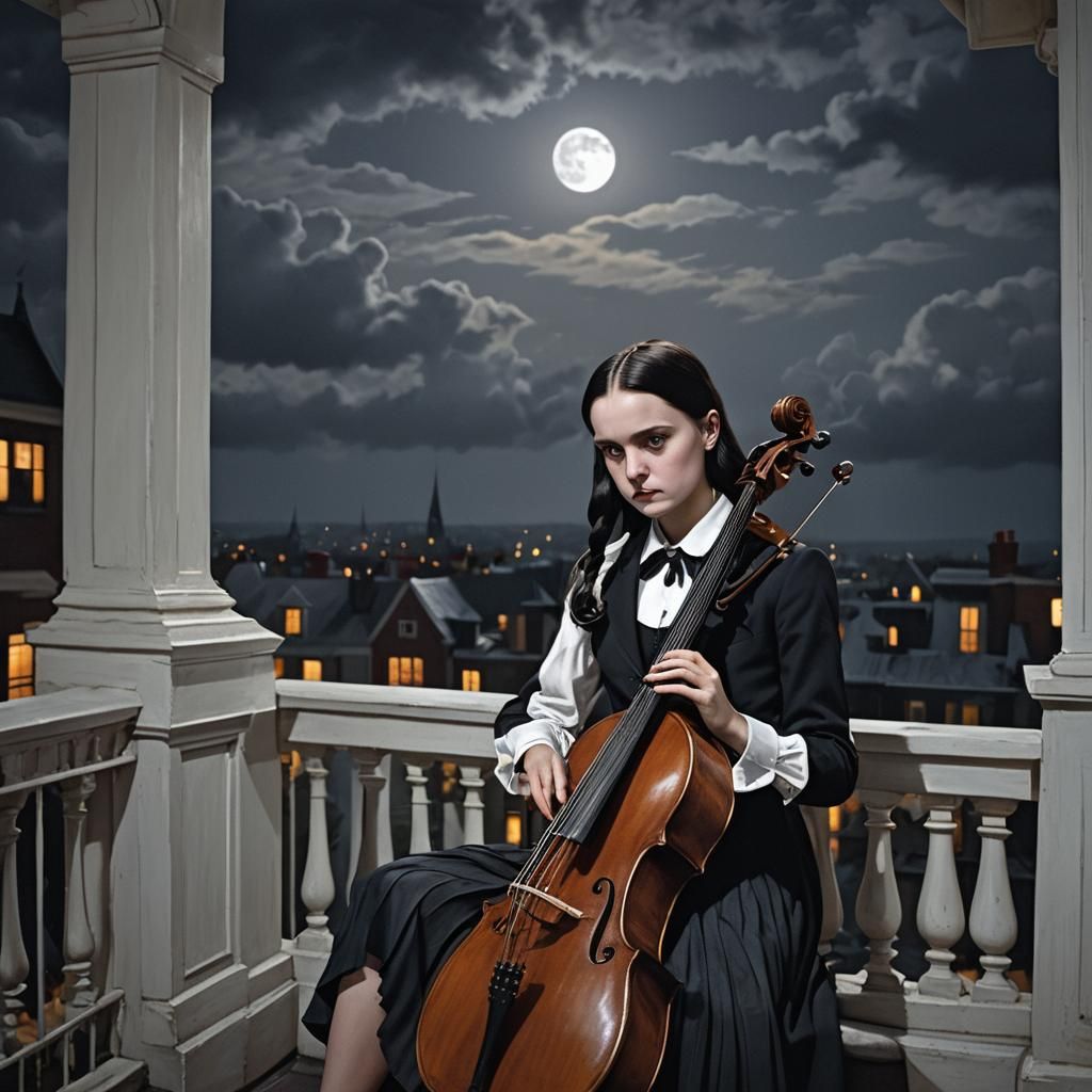 Wednesday Addams cello 1
