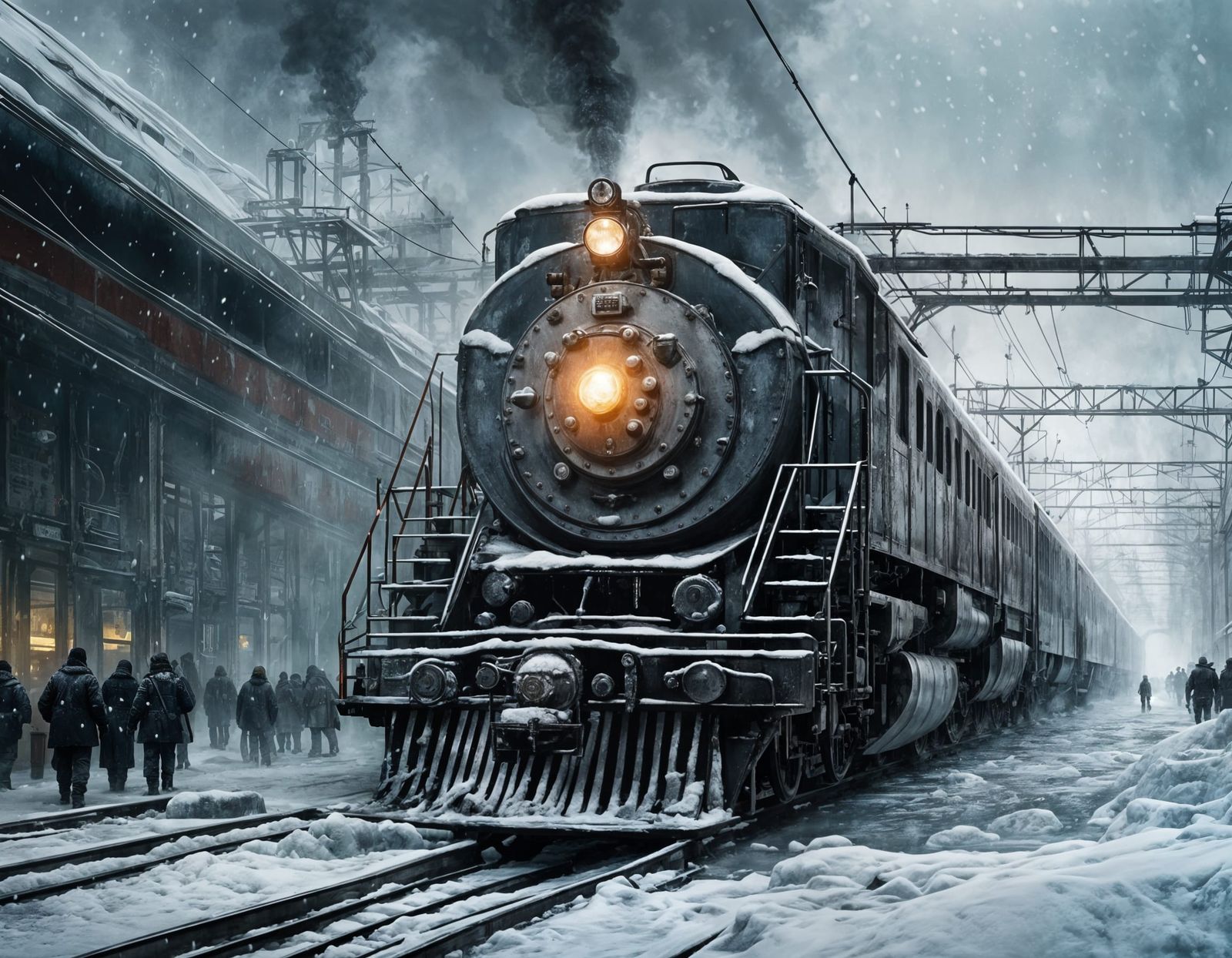 locomotive in Russia  by @Sig