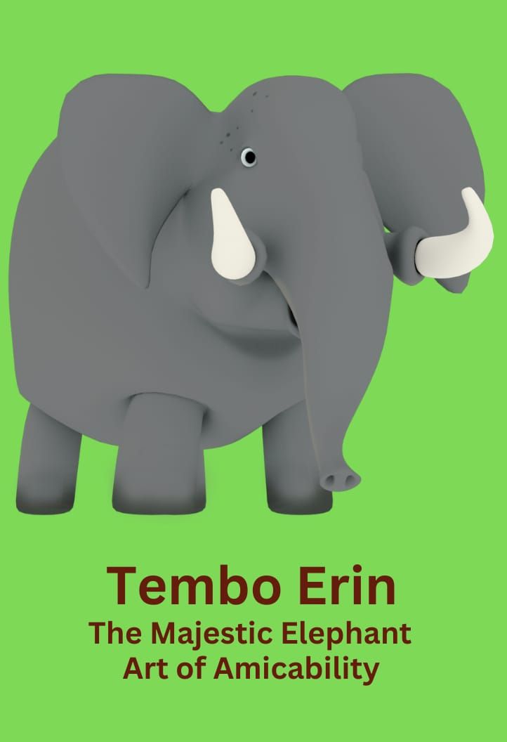 Tembo Erin The Majestic Elephant - Art Of Amicability
