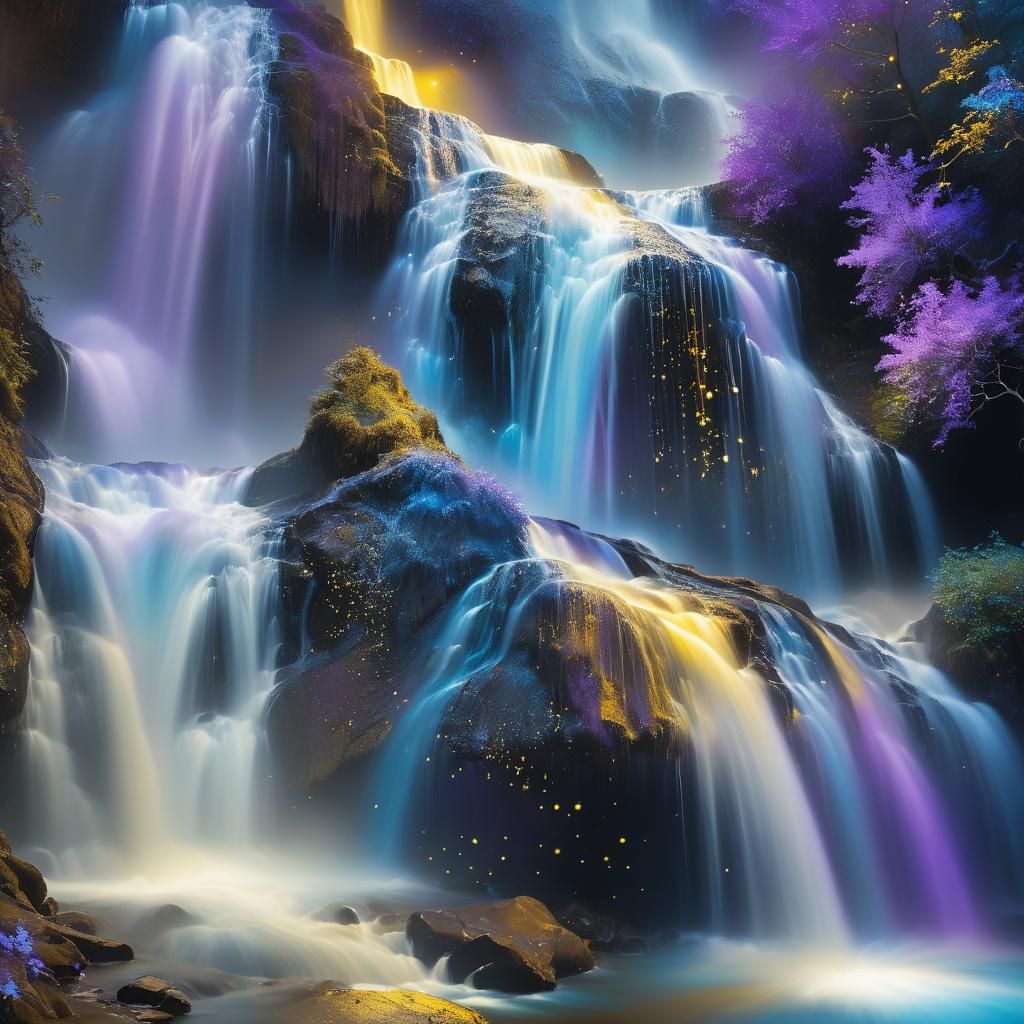 Dreamlike waterfall   by @Rukbat