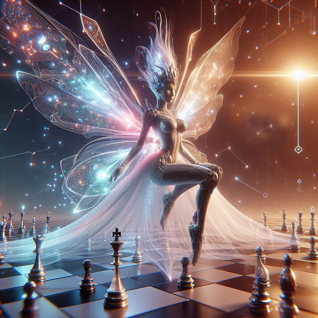 Futuristic cosmic chess Queen Fairy (2)