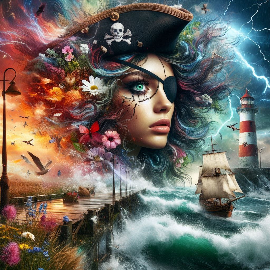 Pirate Queen Adriana and the Stormy Sea