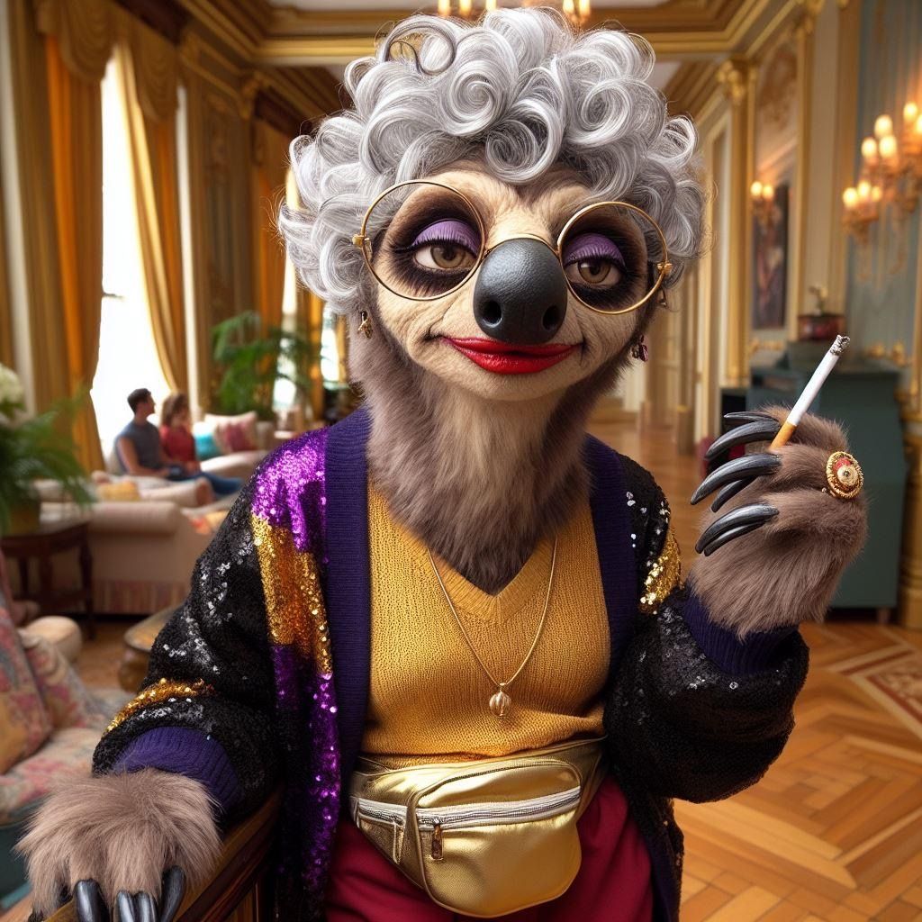 Ann Morgan Slothbert, as Grandma Yetta Slothsemberg, from “The Nanny”