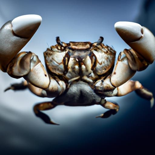 realistic photo of a crab dancing AI Generated Artwork NightCafe
