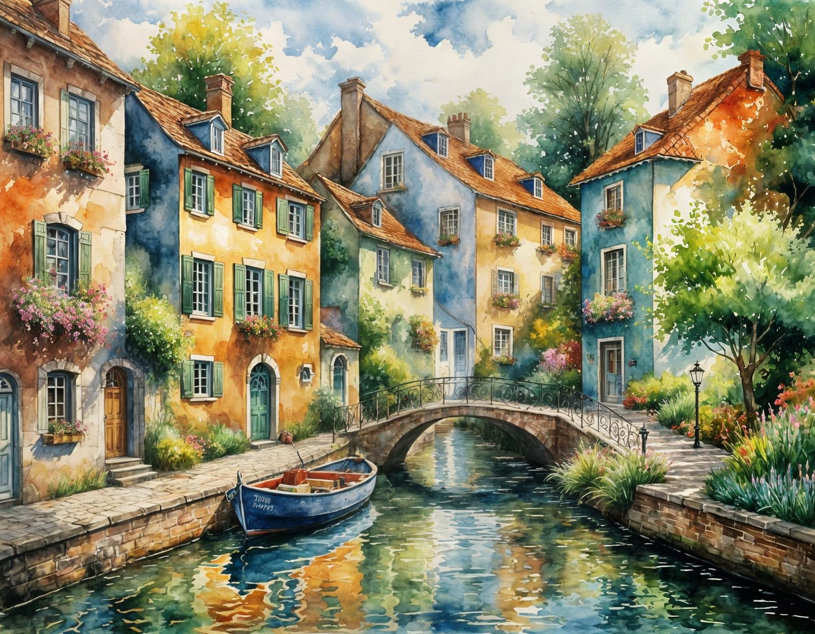 Life on the Canal  by @Sharonjoy