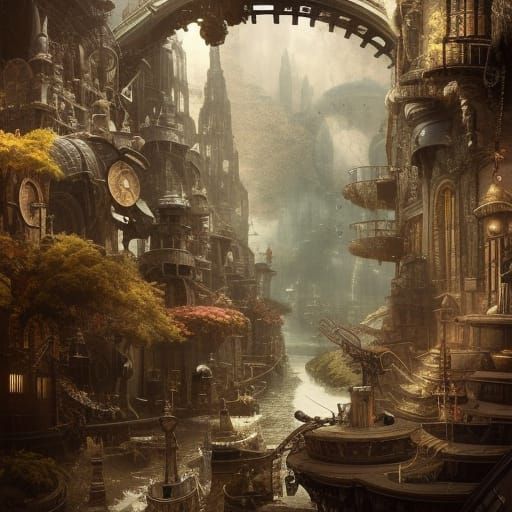 Steampunk - AI Generated Artwork - NightCafe Creator