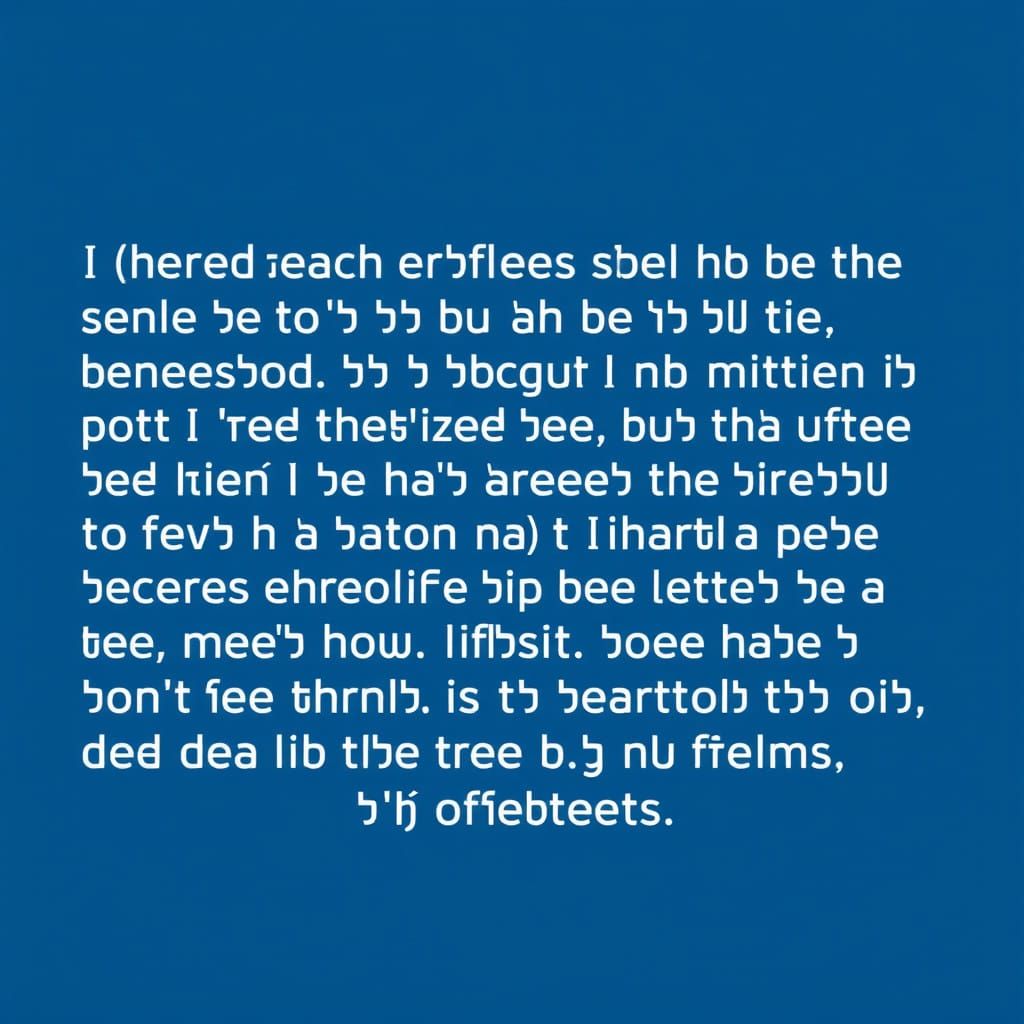 Urban Rainy Scene in a Haredi Neighborhood with a Haredi Man...