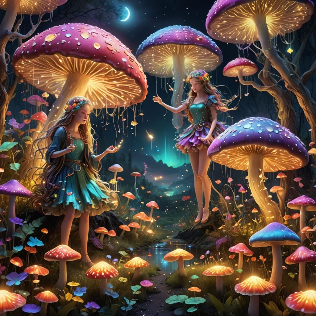 Fairies - AI Generated Artwork - NightCafe Creator