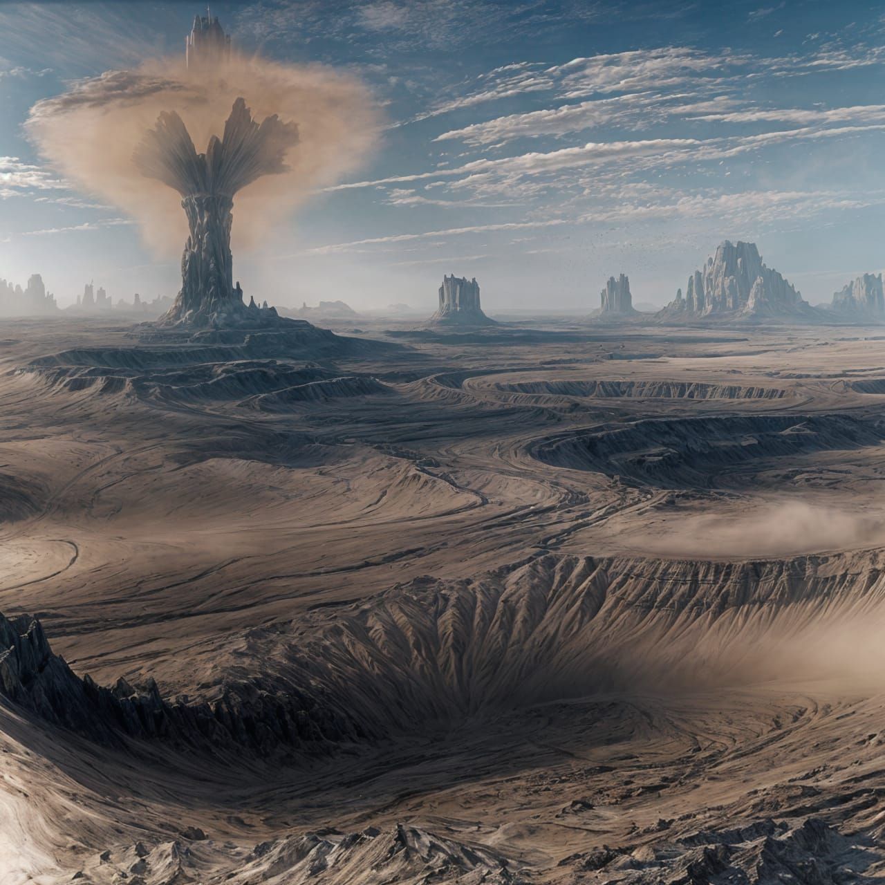 NOT an atomic mushroom cloud... Construction Debris +