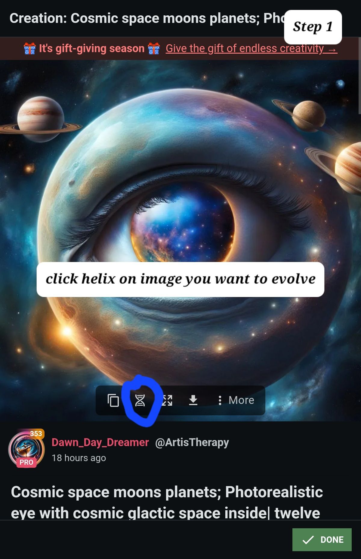 How to evolve Steps 1 to 4