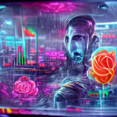 ryan gosling and some roses