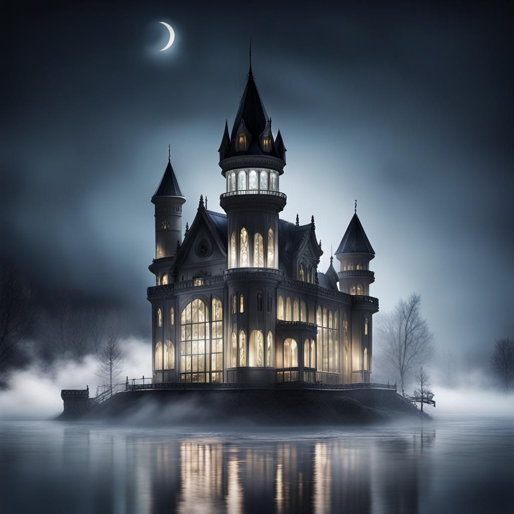 misty glass castle  by @Alexander 