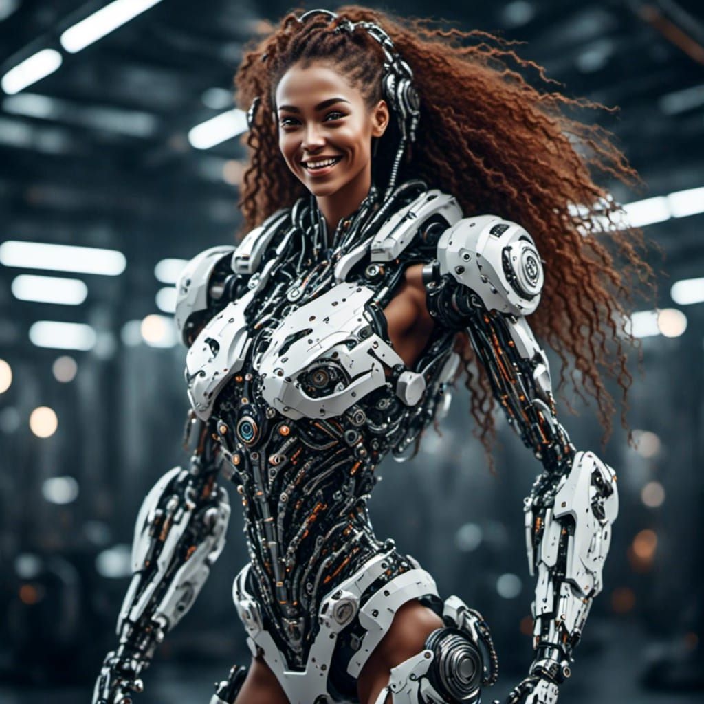 Cyborg woman