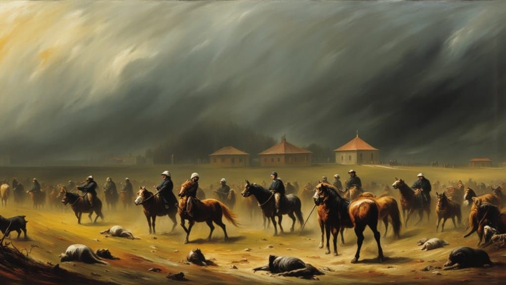 <lora:Dark Days of Oil:1.0>