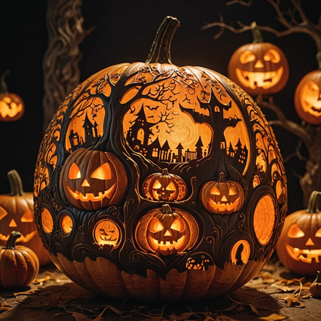 Gourd halloween  by @Lady on Fire