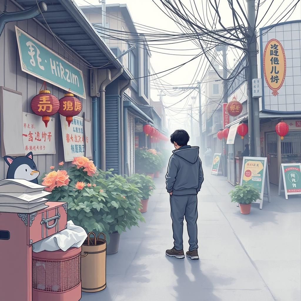 Abstract Eye and Mouth AI Art