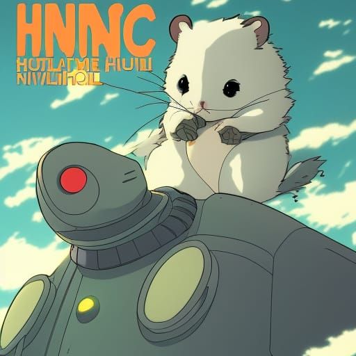 Comic book about an atomic space hamster undefined