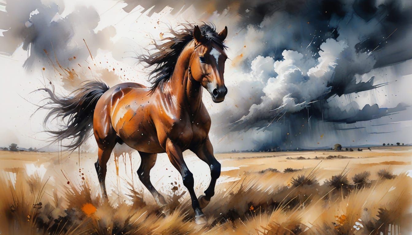 Wild Mustang...  by @Gaveral