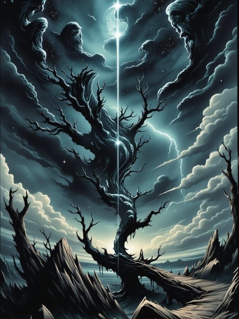  Drink the sky, choke on the stars <lora:Fragments of Dusk:1.0>