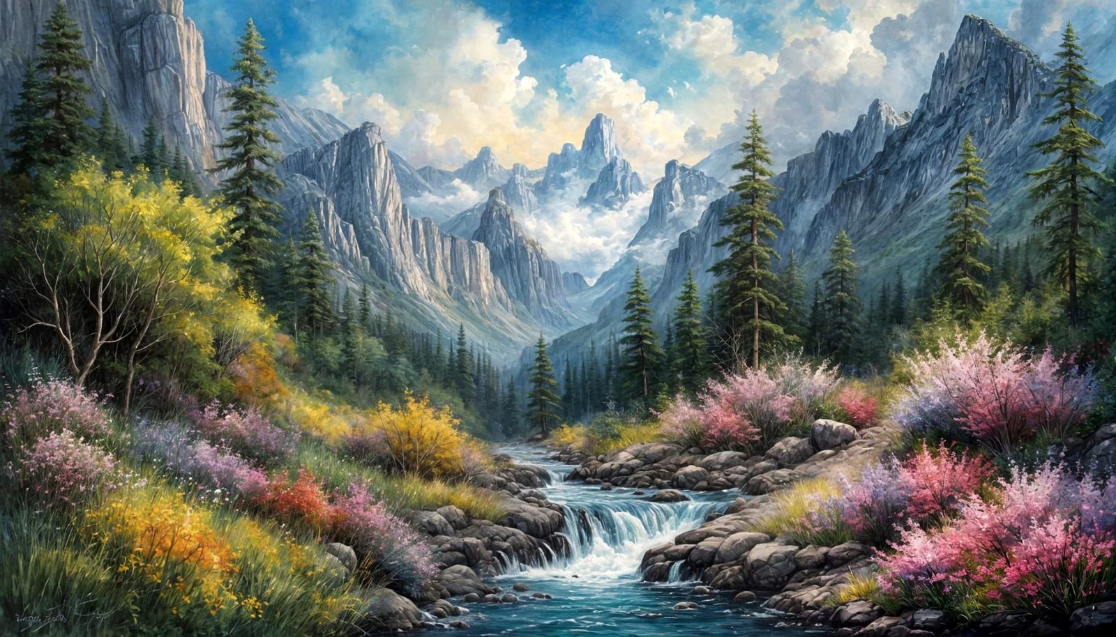 Colorful Valley Gorge  by @Tovenaar