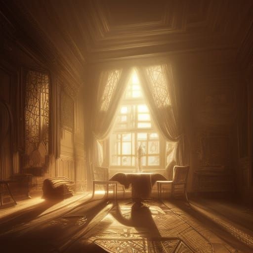 Dimly Lit Room - AI Generated Artwork - NightCafe Creator