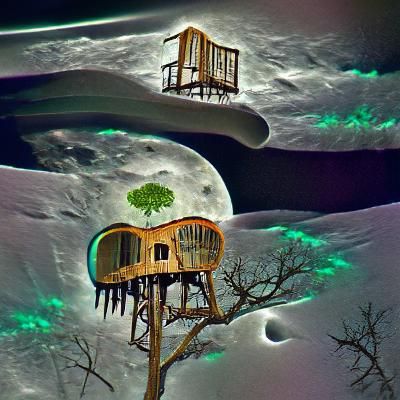 Treehouse on the moon