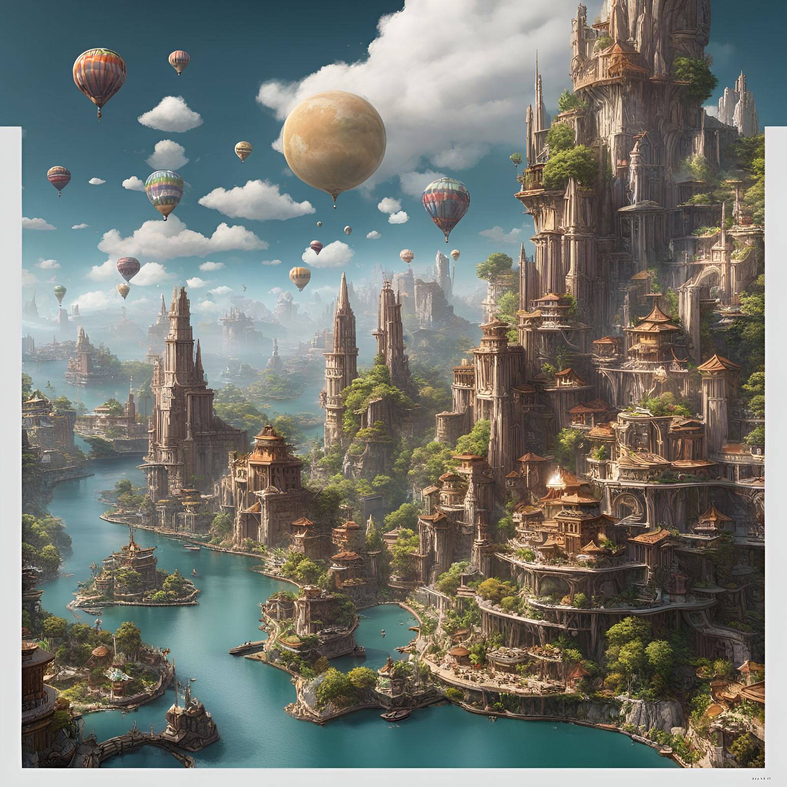 Utopian City  by @Vic Williams