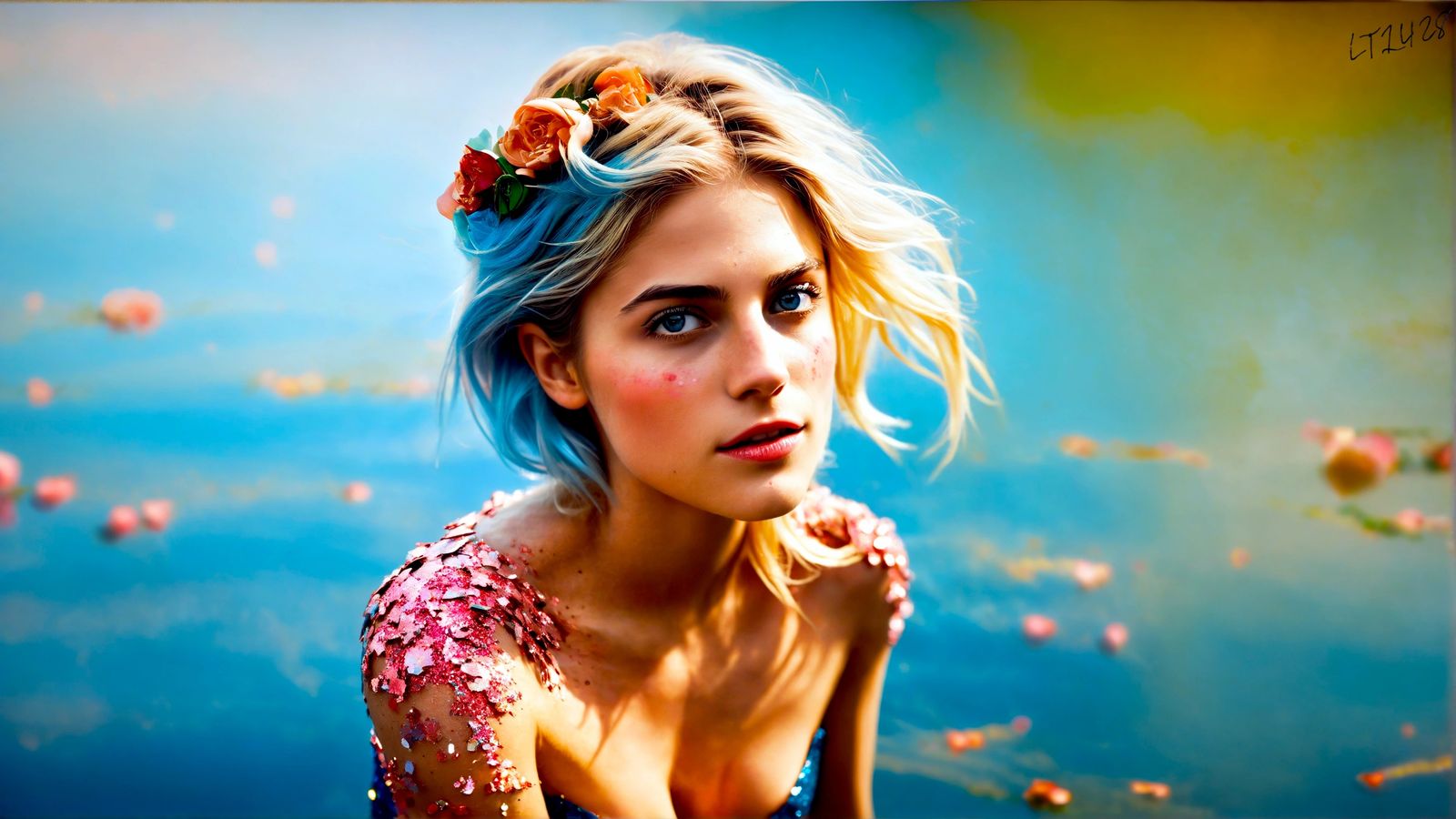 Truus Taal - Glitter in the air series.