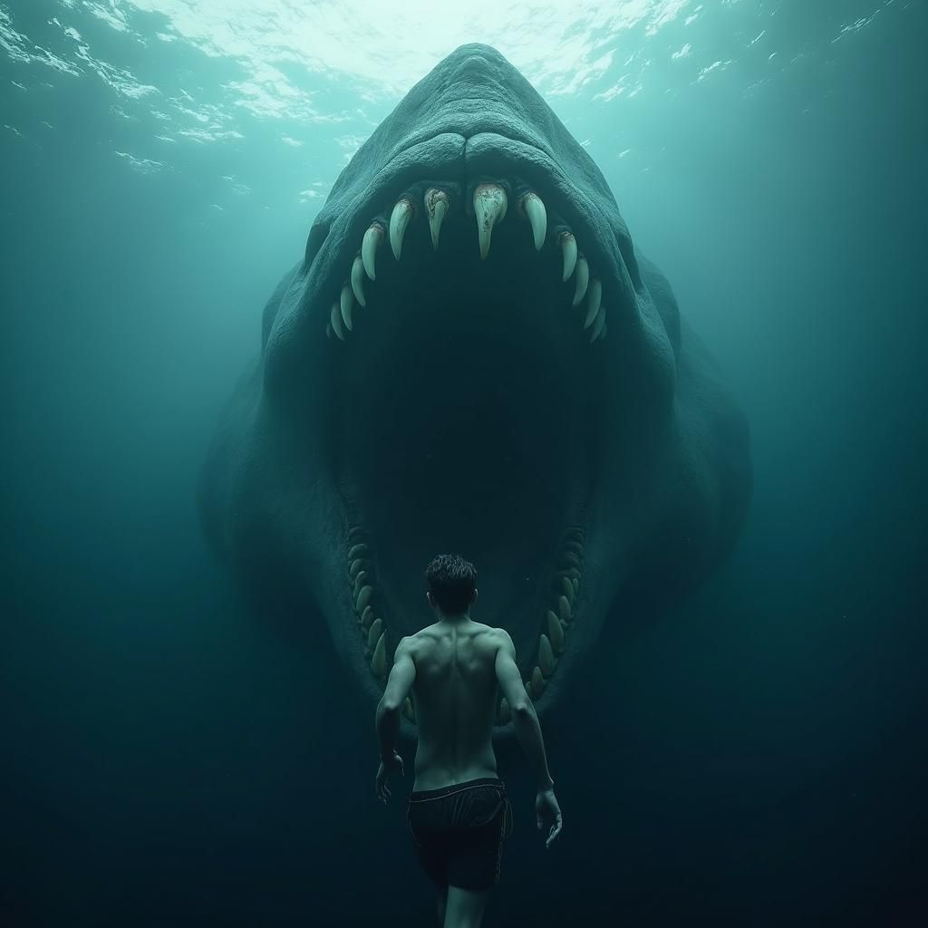 Scary creations that I just created and uploaded of a swimme...