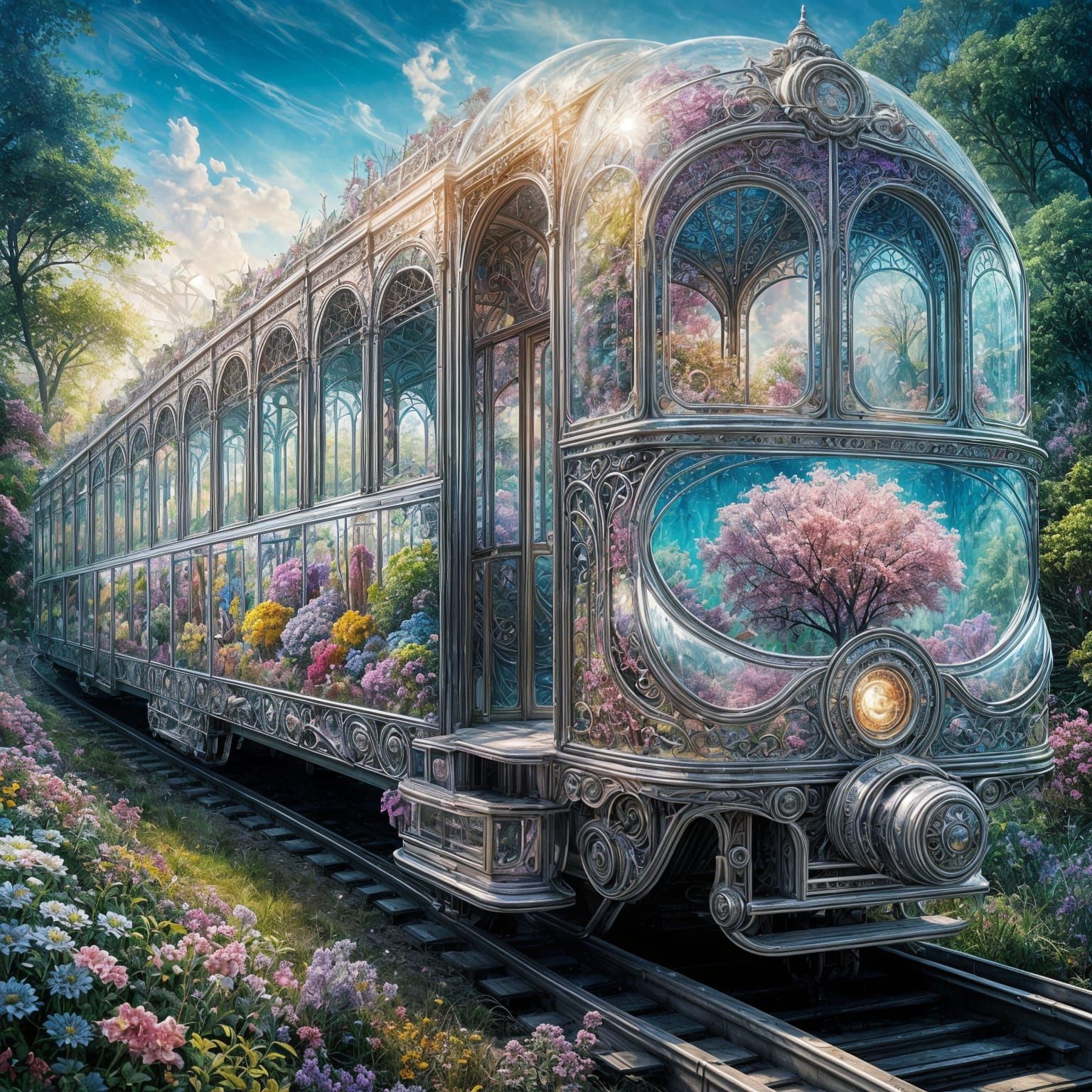 A train to heaven  by @Hazma_hambali