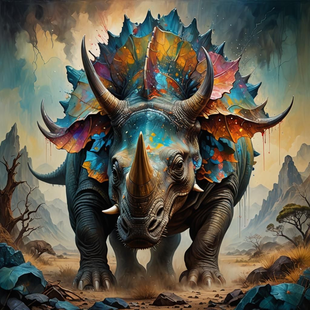 Triceratops  by @belsghost