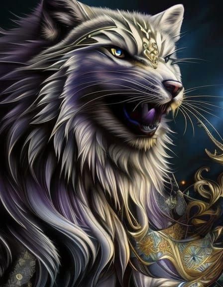 Fantasy - Wild Cat - Ai Generated Artwork - Nightcafe Creator