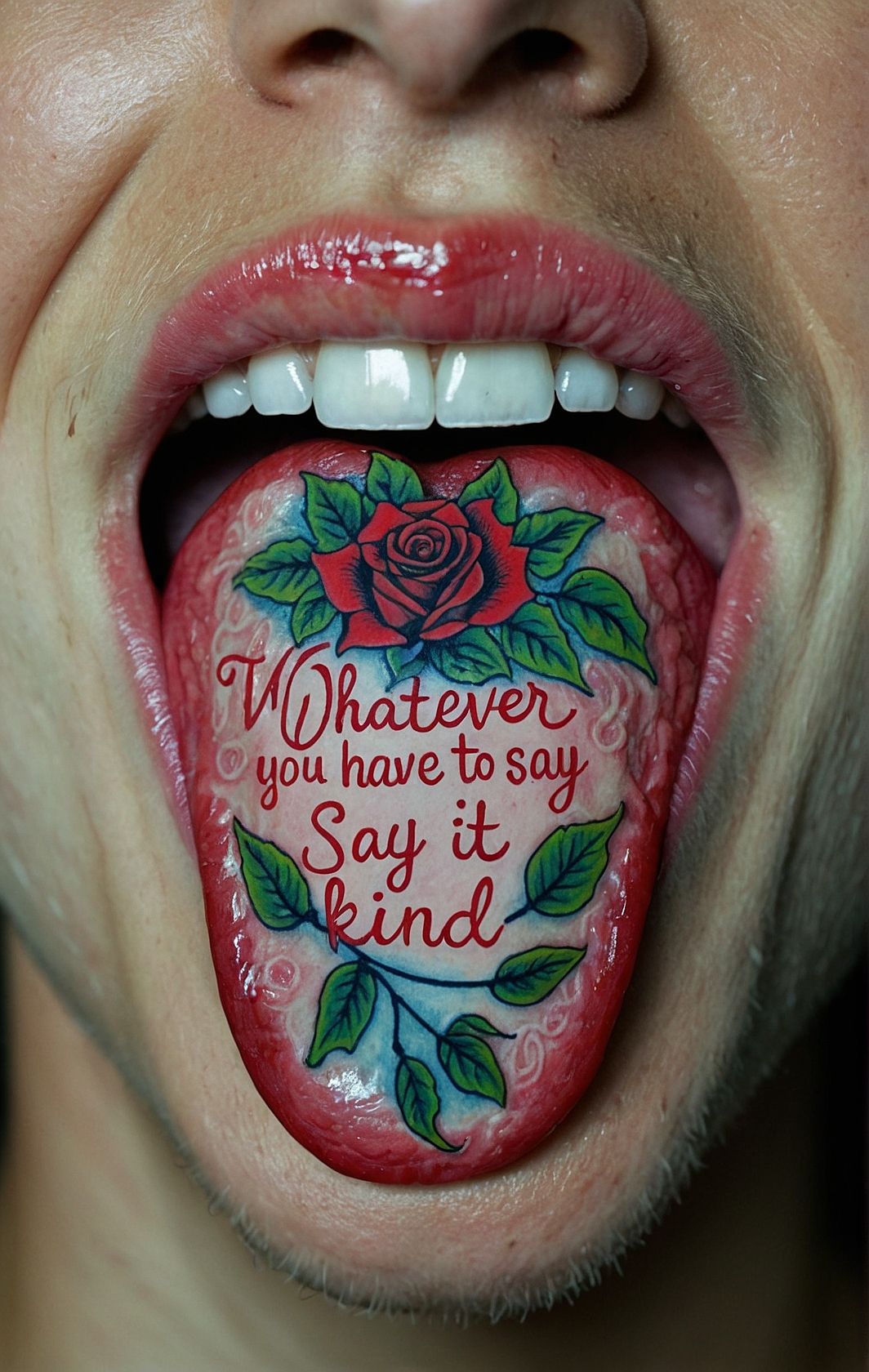 Tongue Tattoo concept