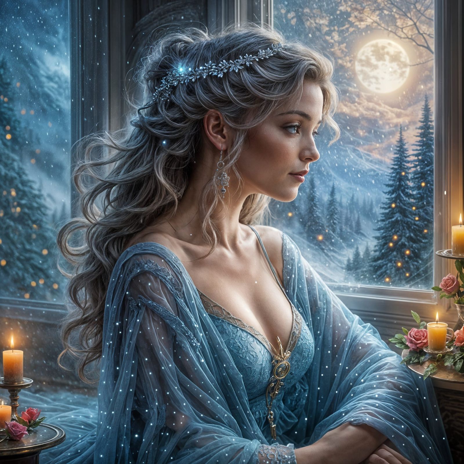 By the windowsill  by @Merumeru Meru