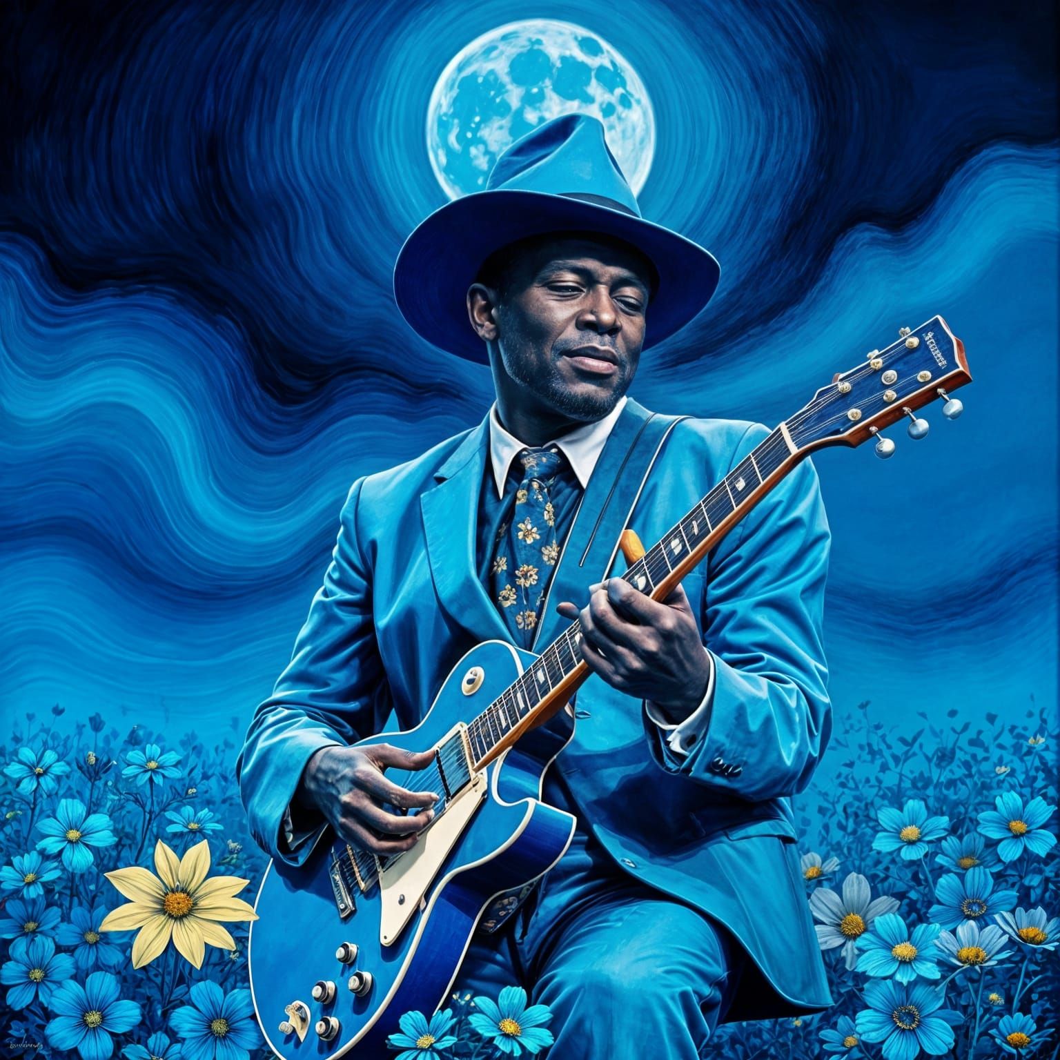 The Blues  by @Antinomy