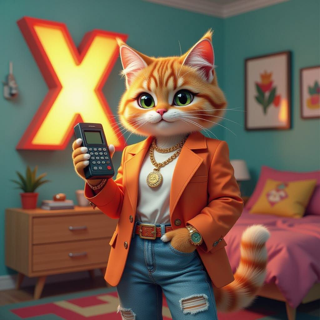 Gen X Orange Cat  by @PhrozenExodus