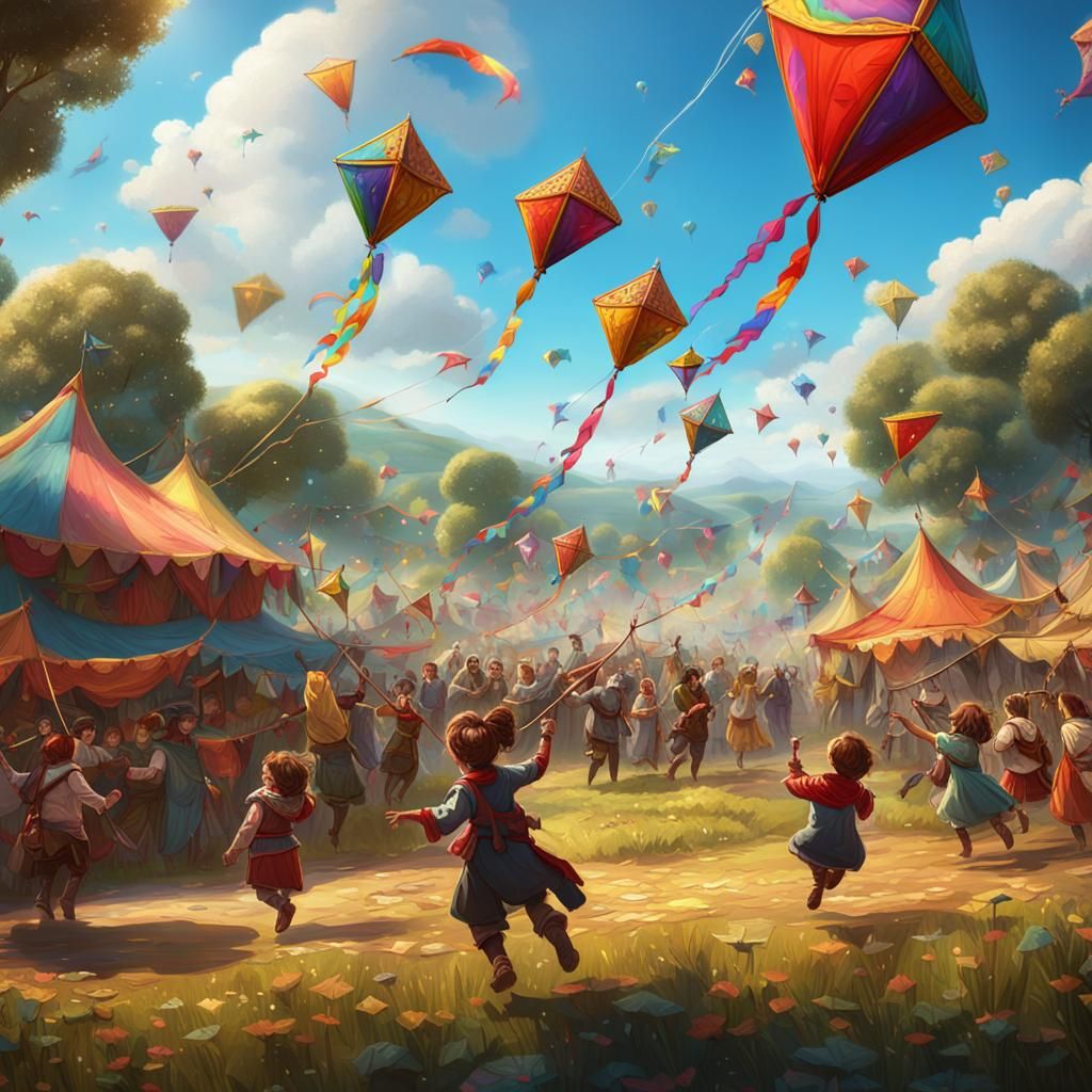 A wonderful day at the kite festival   by @Billcat