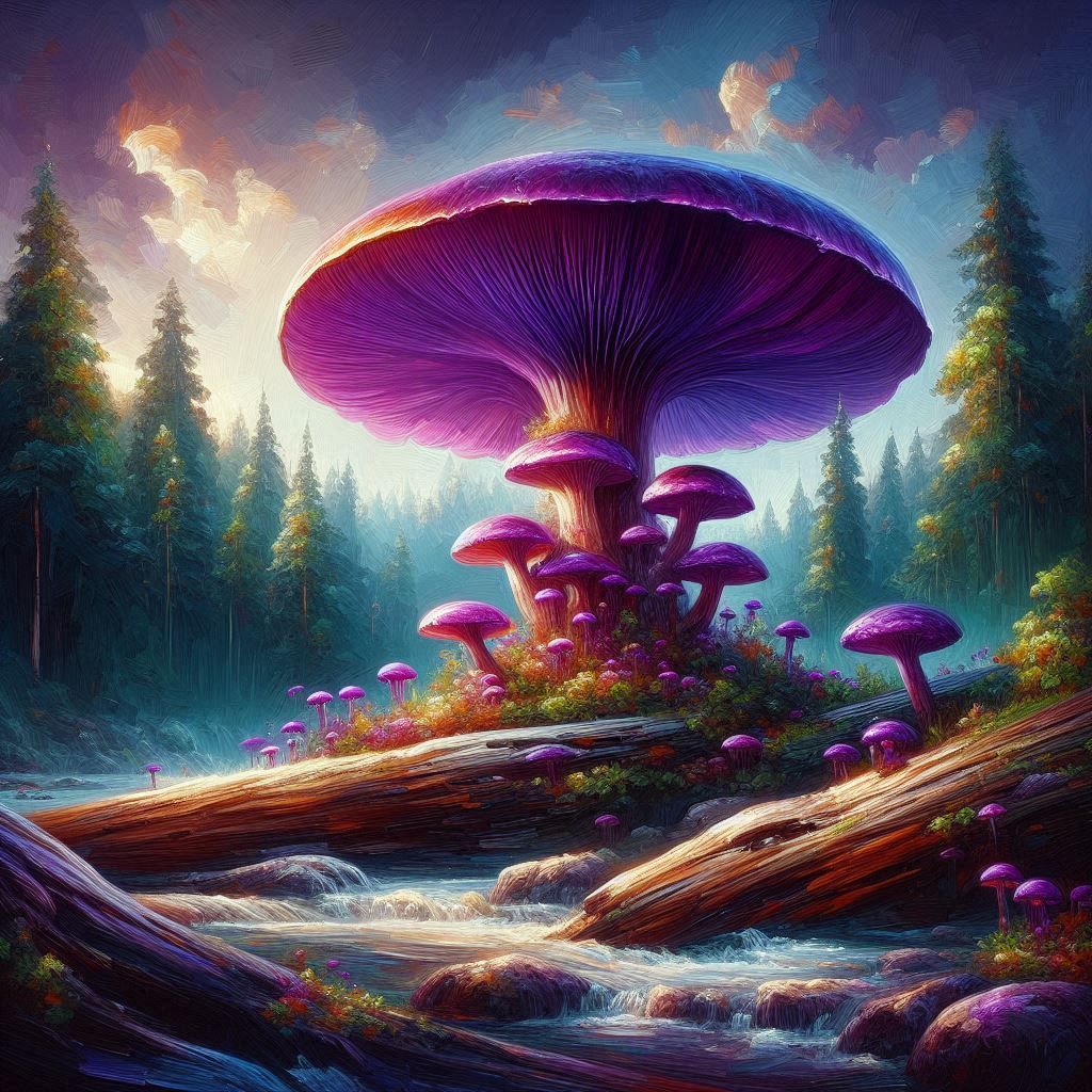 Laccaire Amethyste mushroom ...