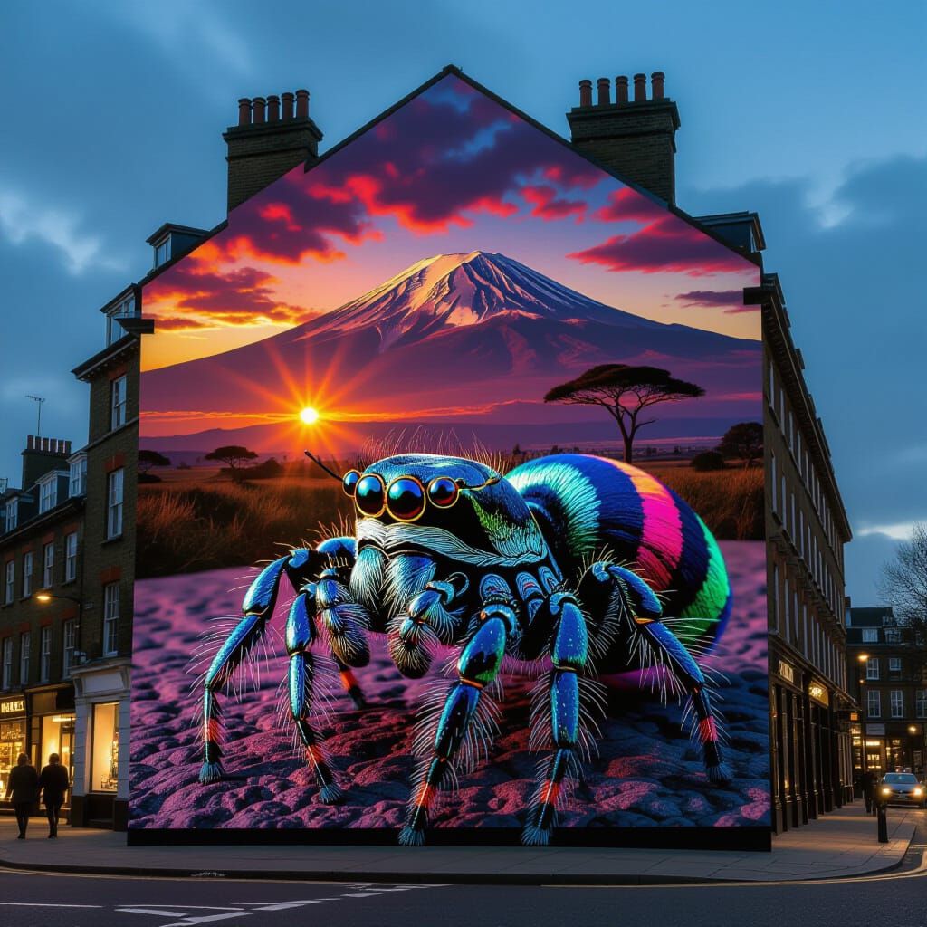 Peacock spider   by @Chromatic inPulse