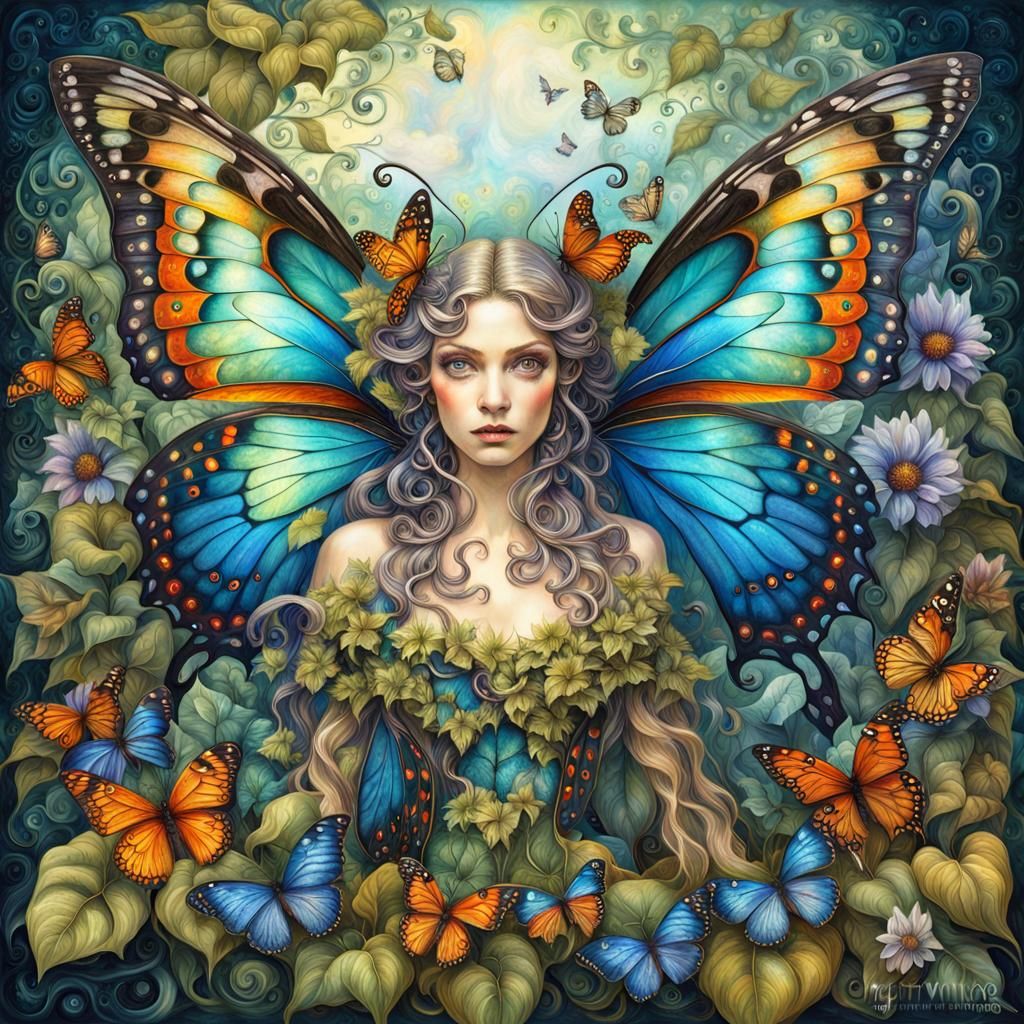 Fairy butterfly - AI Generated Artwork - NightCafe Creator