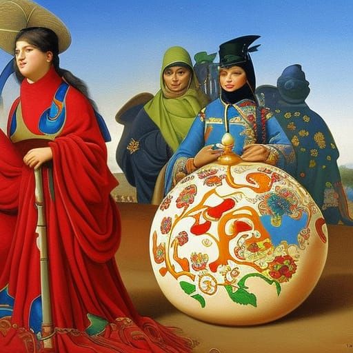 A cloisonné vase