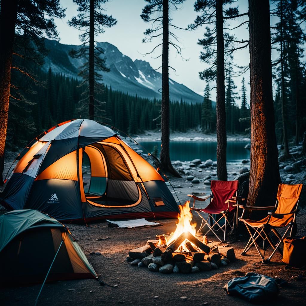 Perfect camping set up