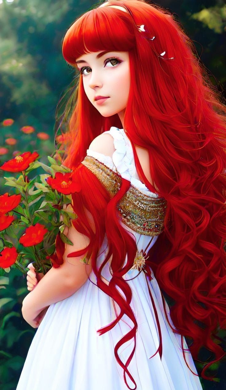 Hair as Red as Roses