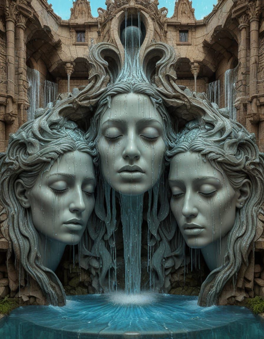 Tears of the Nereids Fountain  by @Bob Sherunkel