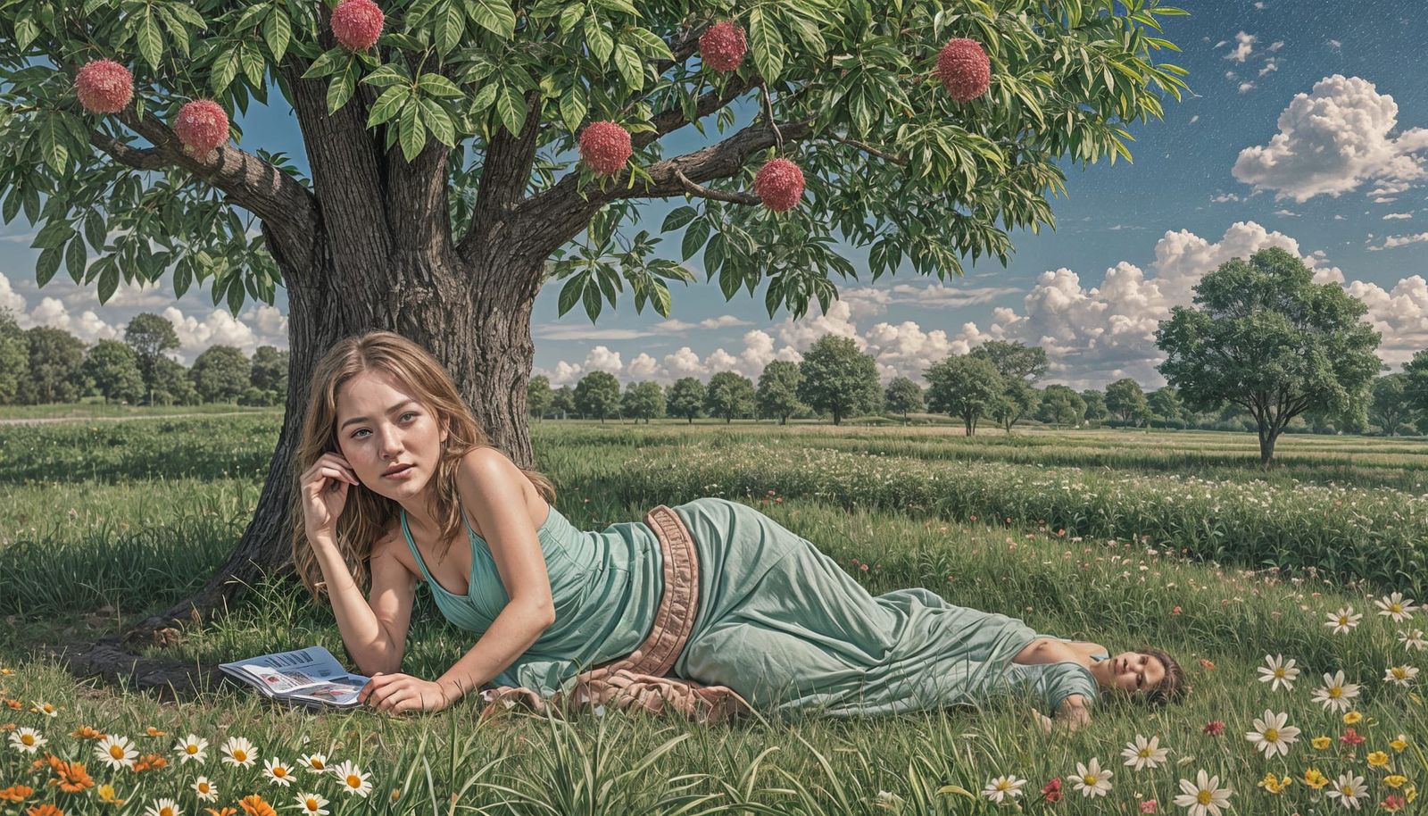 Enchanted Mushroom House in Magical Forest