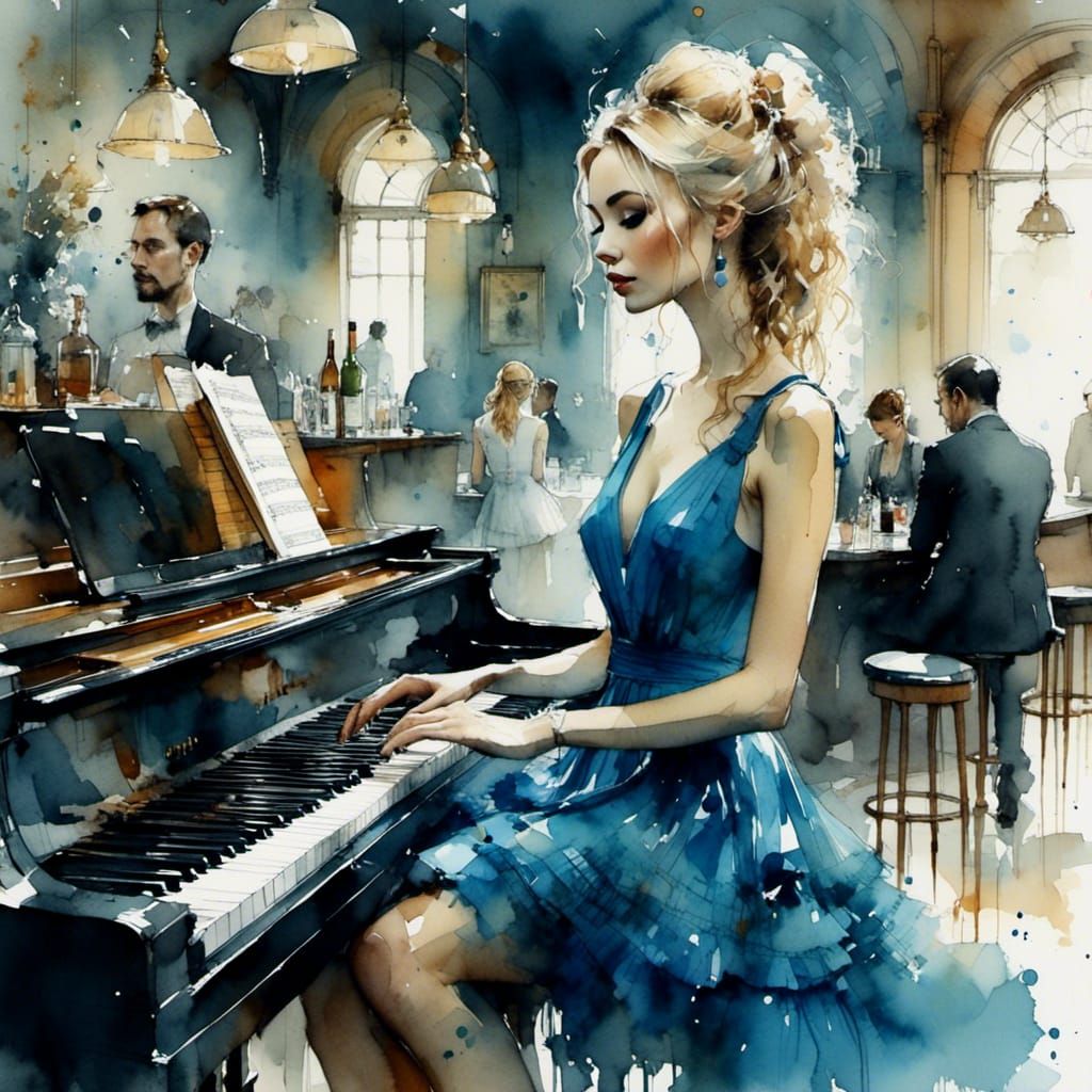 <lora:Waterpainting:1.0>  