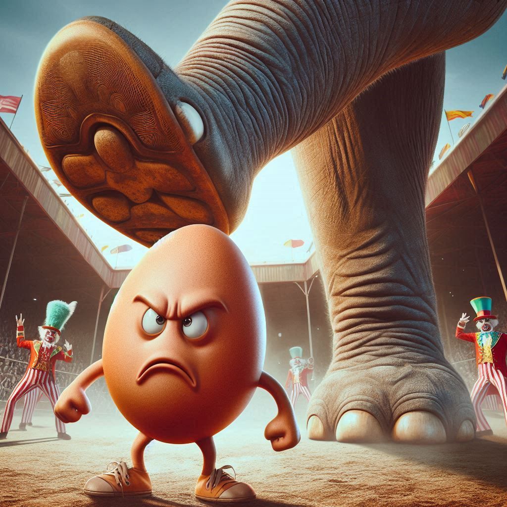 Angry Egg at the Circus 🎪
