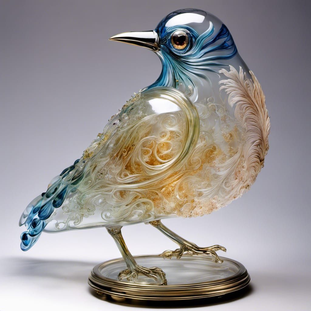 Glass Bird   by @JD