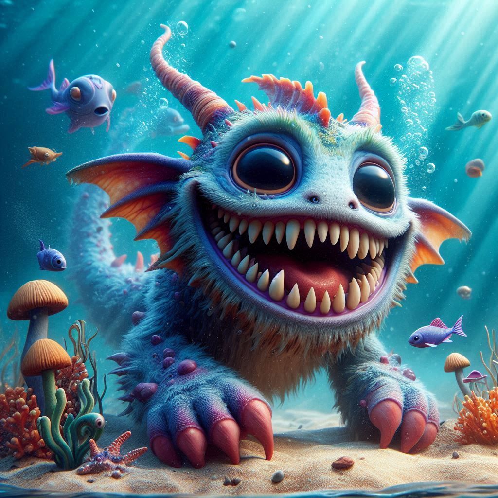adorable fairy-tale fantasy creature portrait..